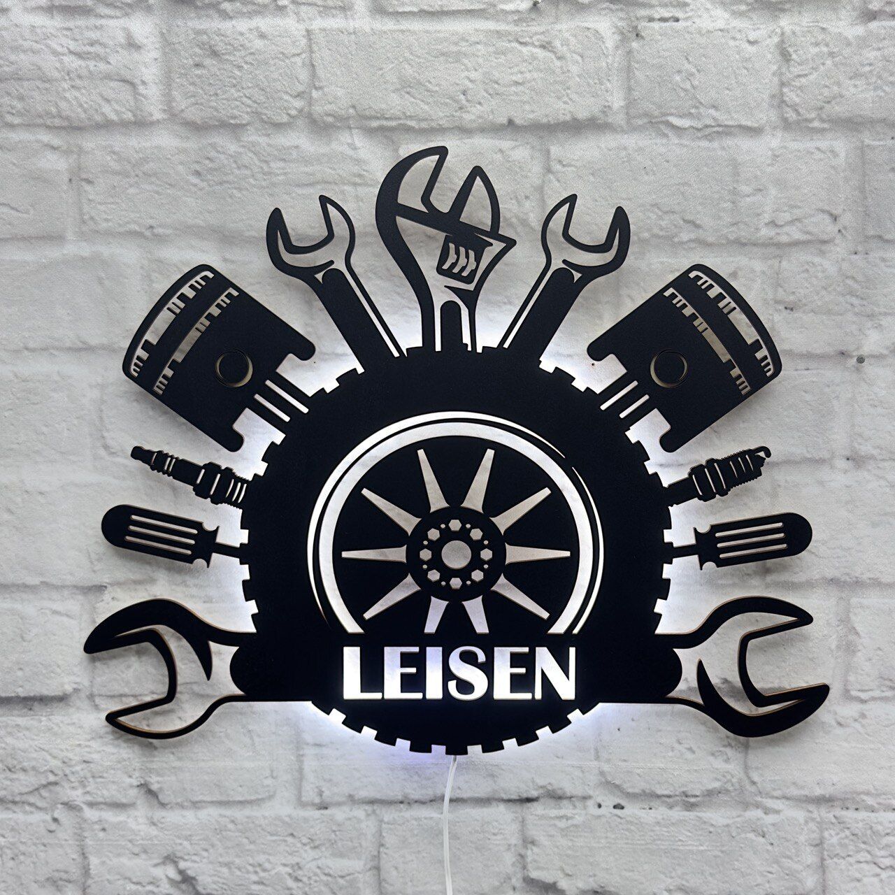 Geschenk für KFZ-Meister: Wanddeko für Autowerkstatt | Mechaniker & Werkstattmitarbeiter