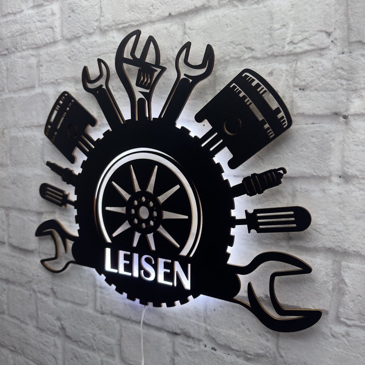 Geschenk für KFZ-Meister: Wanddeko für Autowerkstatt | Mechaniker & Werkstattmitarbeiter