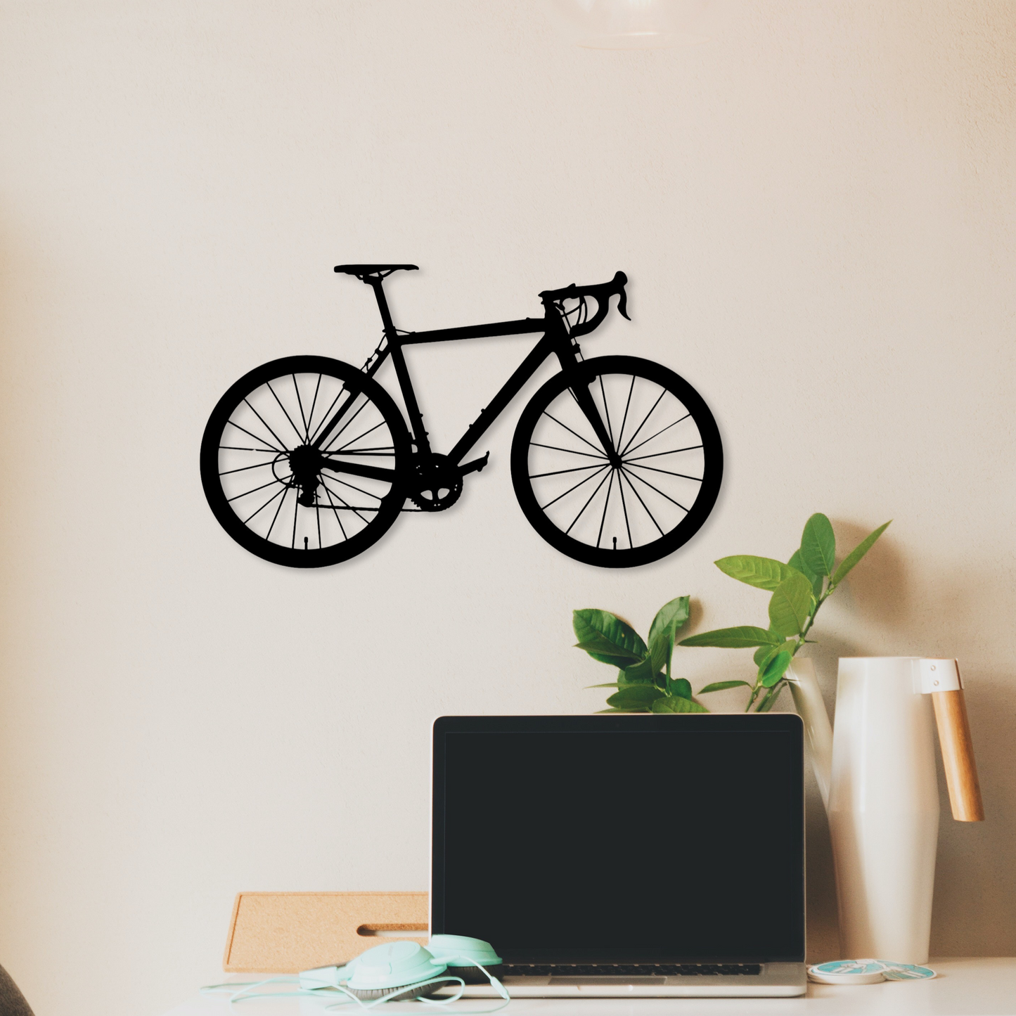 Wandbild aus Holz Rennrad Fahrrad Holzschild zum Aufkleben Fahrradliebhaber Deko Wandkunst Geburtstagsgeschenk Radler Fahrradsport