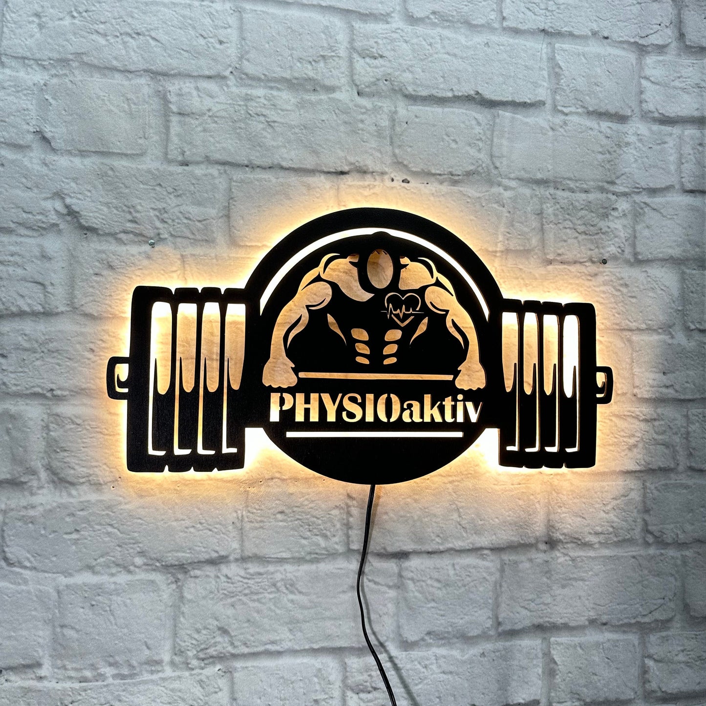 Personalisiertes Geschenk für Fitness Trainer Fitnessfreund Liebhaber Schild Geburtstag Powerlifter Fitnessschild Bodybuilder Gewichteheber