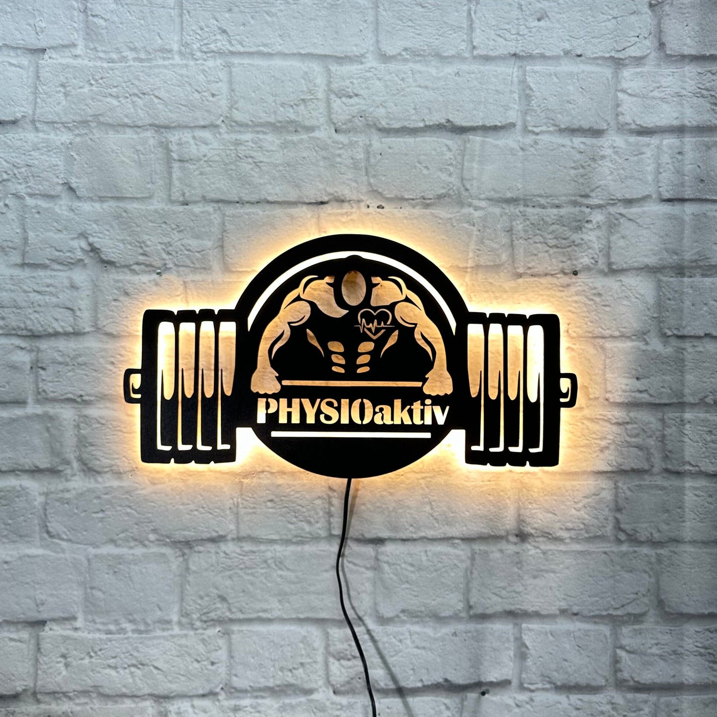 Personalisiertes Geschenk für Fitness Trainer Fitnessfreund Liebhaber Schild Geburtstag Powerlifter Fitnessschild Bodybuilder Gewichteheber
