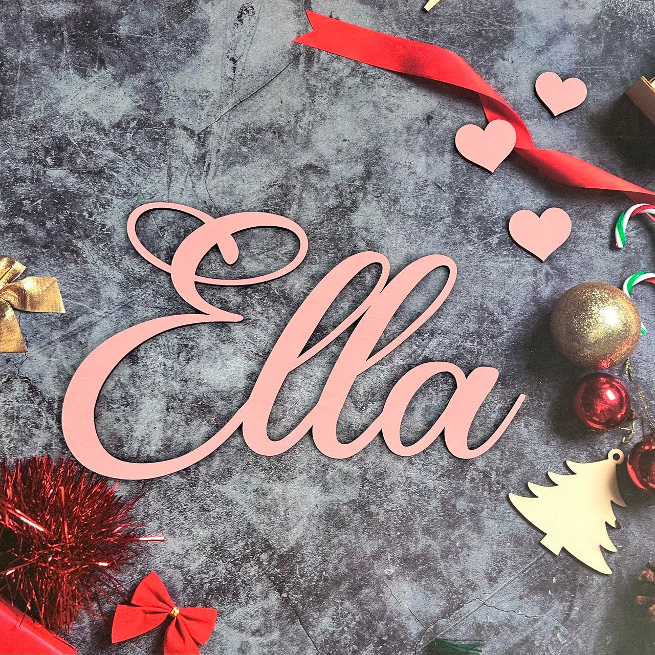 Personalisierter Namensschild aus Holz: Kinderzimmer Deko | Geschenk zur Babyparty, Türschild