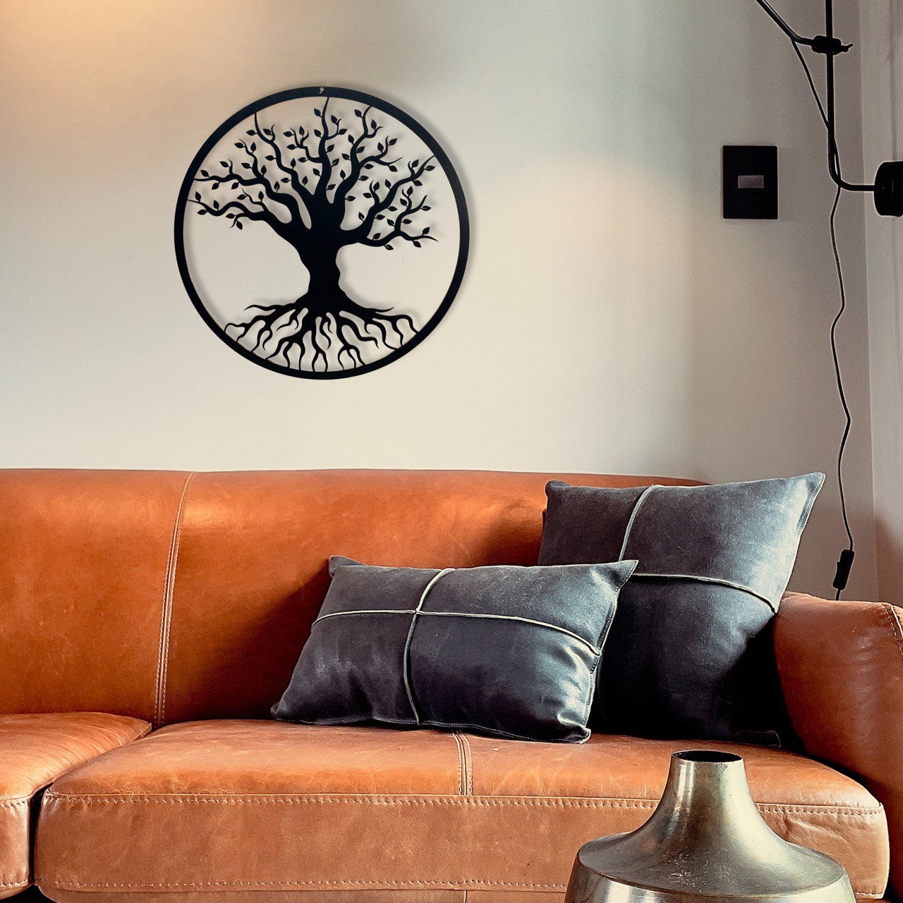 Lebensbaum Wanddeko aus Holz: Wandkunst & Holzdeko | Baum Dekoration, Gemälde aus Holz