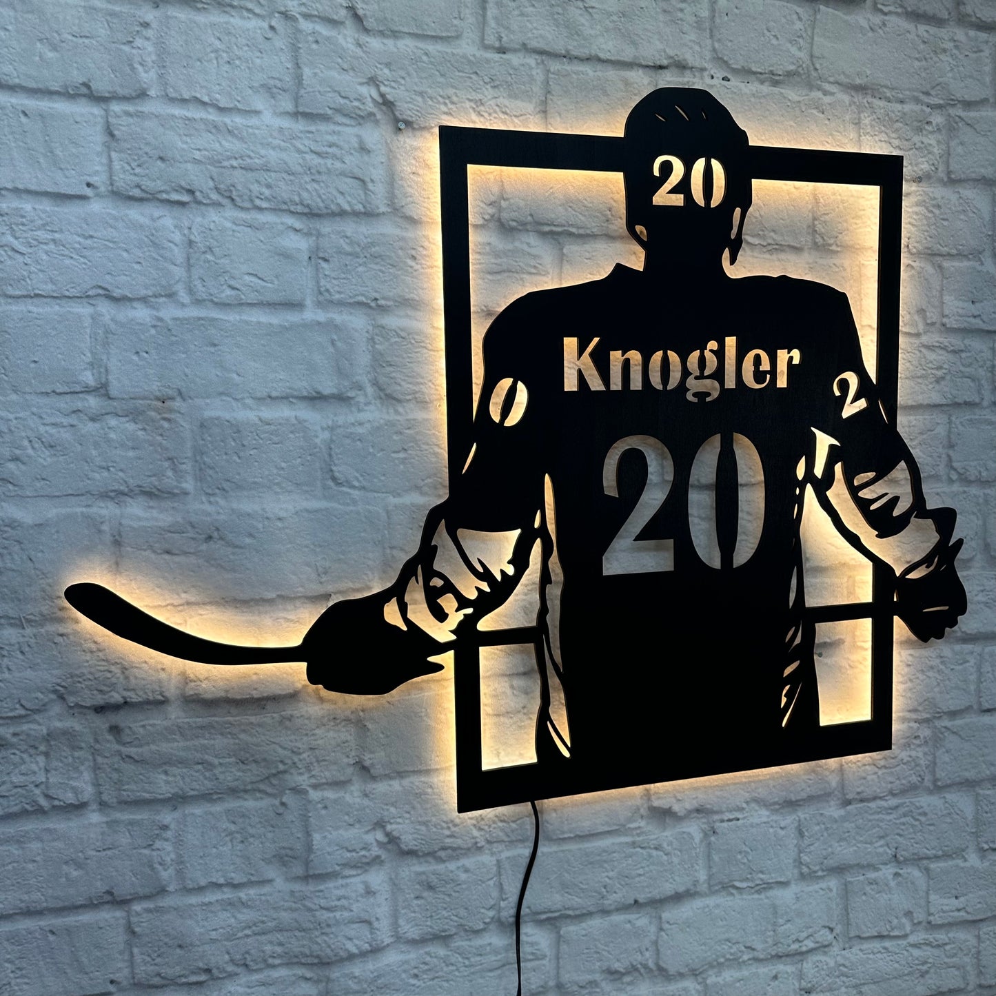 Personalisiertes Geschenk für Eishockeyspieler: Schild | Kindergeburtstag, Turnier, Trainer