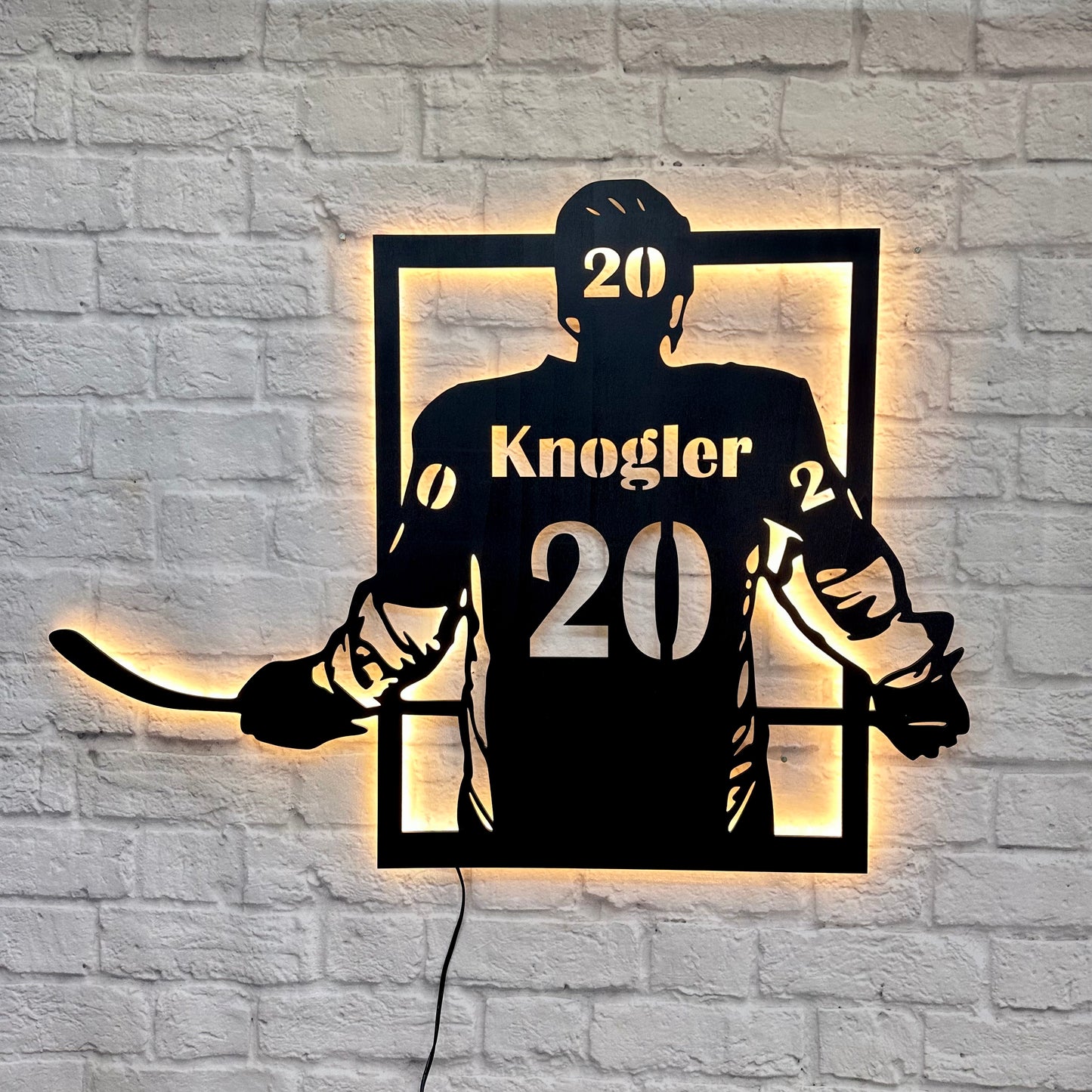 Personalisiertes Geschenk für Eishockeyspieler: Schild | Kindergeburtstag, Turnier, Trainer