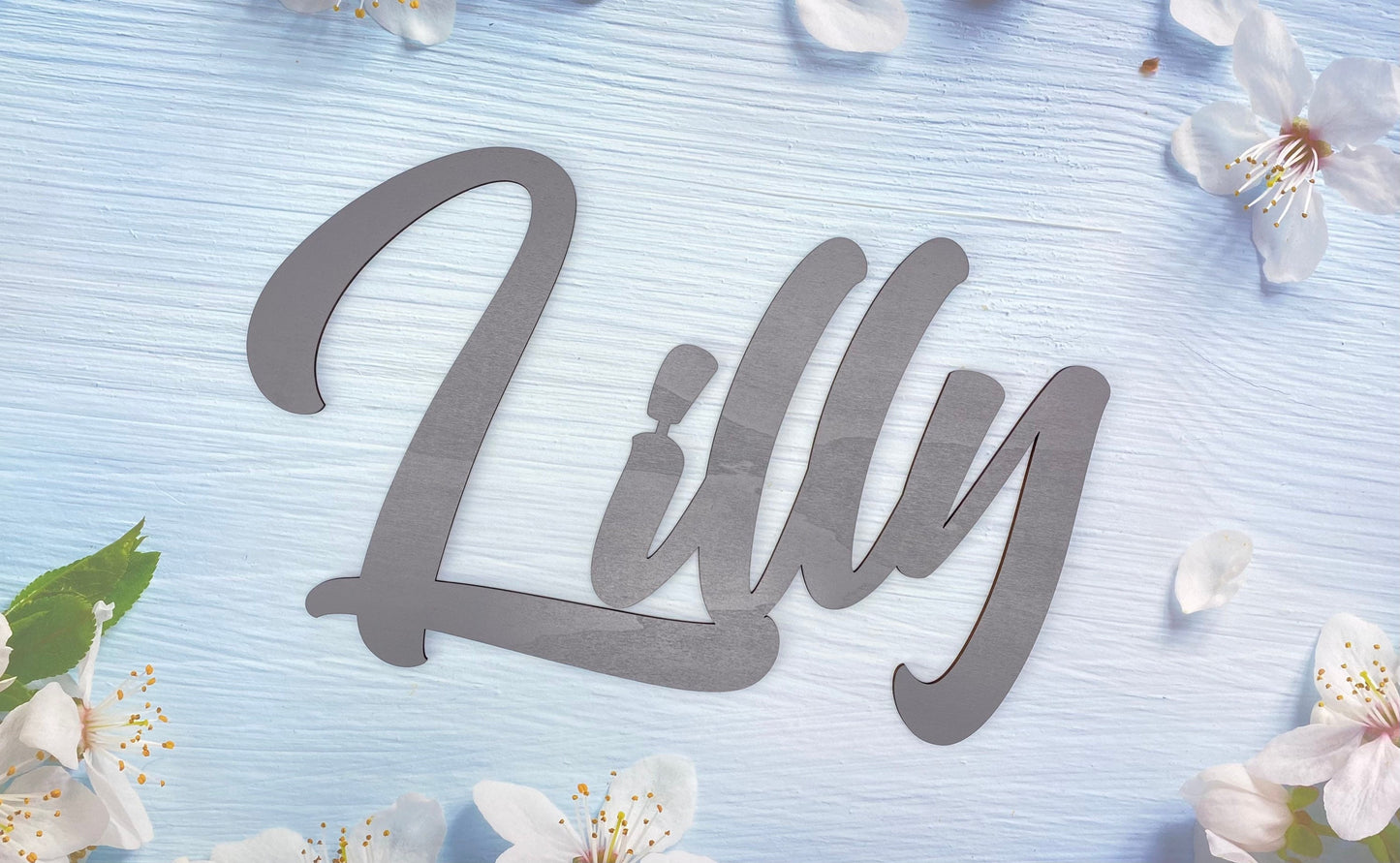 Namensschild aus Holz Personalisierter Schriftzug Kinderzimmer Dekoration Kinder Babyparty Geschenk Türschild Name