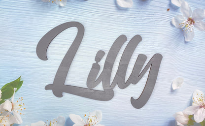 Namensschild aus Holz Personalisierter Schriftzug Kinderzimmer Dekoration Kinder Babyparty Geschenk Türschild Name