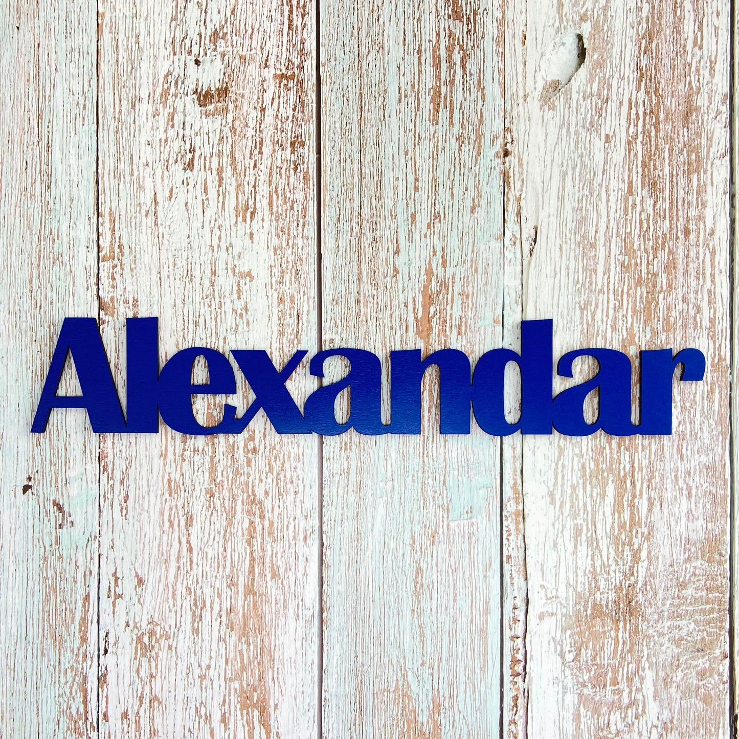 Namensschild aus Holz Personalisierter Schriftzug Kinderzimmer Dekoration Kinder Babyparty Geschenk Türschild Name