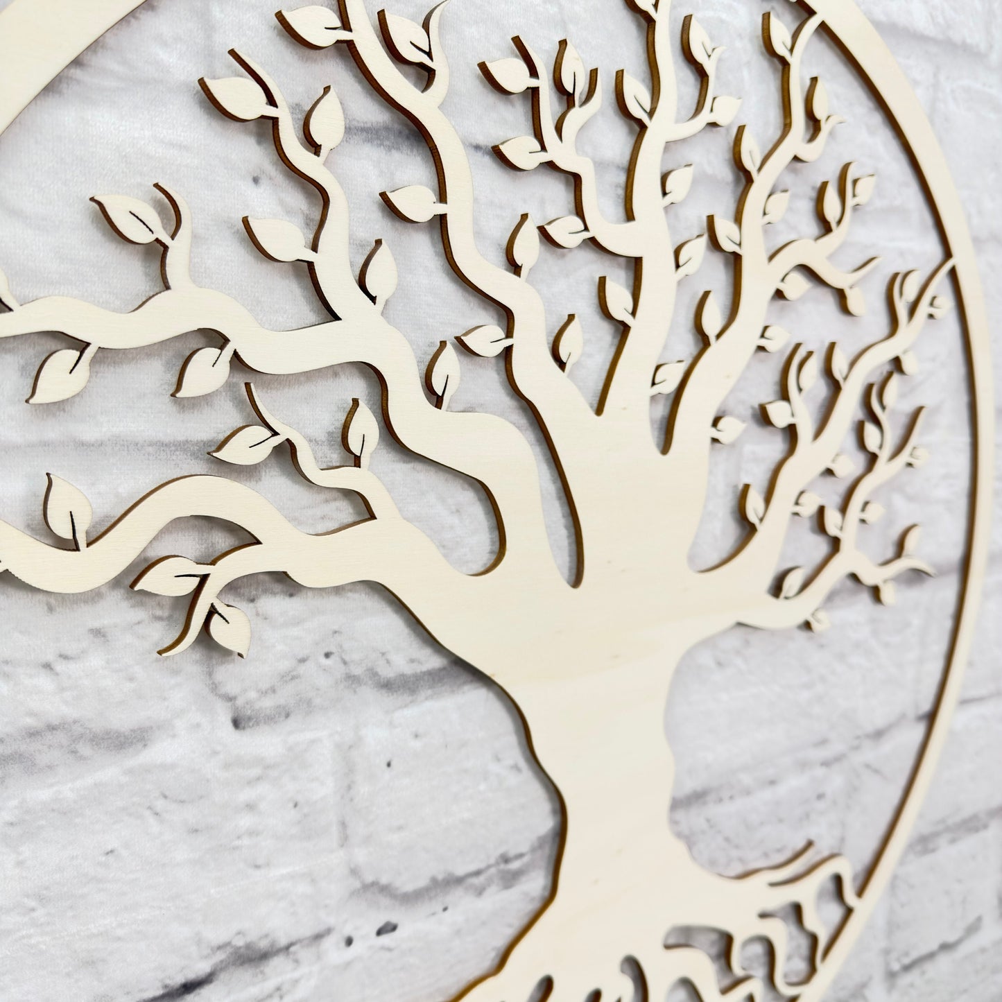 Lebensbaum Wanddeko Holz Wandkunst Holzdeko Baum des Lebens Holz Baum Dekoration Gemälde auf einem Holz Wand Dekor zum Aufkleben