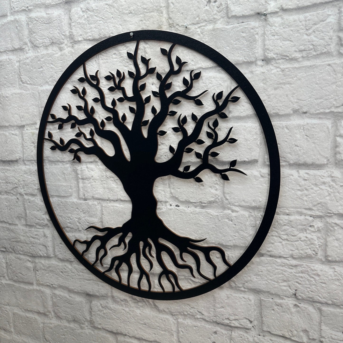 Lebensbaum Wanddeko Holz Wandkunst Holzdeko Baum des Lebens Holz Baum Dekoration Gemälde auf einem Holz Wand Dekor zum Aufkleben