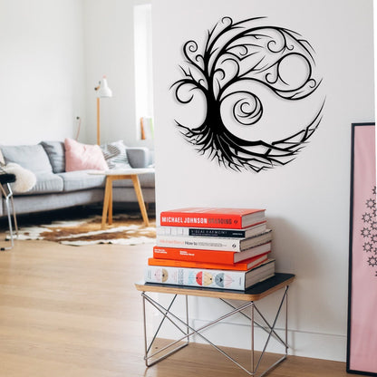 Lebensbaum Wanddeko Holz Wandkunst Holzdeko Baum des Lebens Holz Baum Dekoration Gemälde auf einem Holz Wand Dekor zum Aufkleben