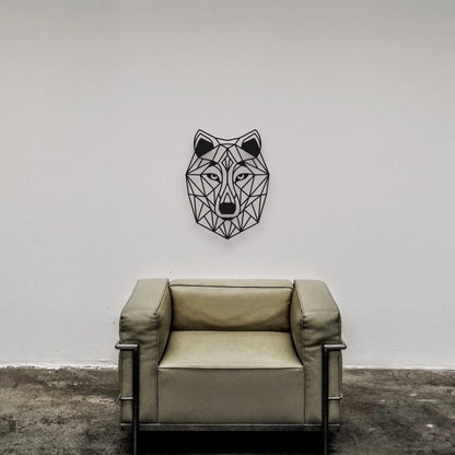 Wandbild aus Holz Wolf Holzschild zum Aufkleben Wölfe Wolfkopf Deko Wandkunst Geburtstagsgeschenk Jäger Wolfliebhaber Kinderzimmer Herren