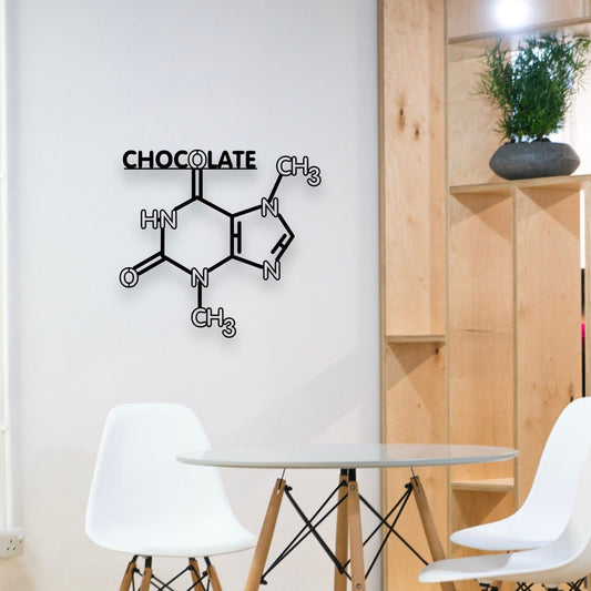Wandbild aus Holz Chocolate Holzschild zum Aufkleben Deko Wandkunst Geburtstagsgeschenk für Schokoladenliebhaber Cafe Restaurant