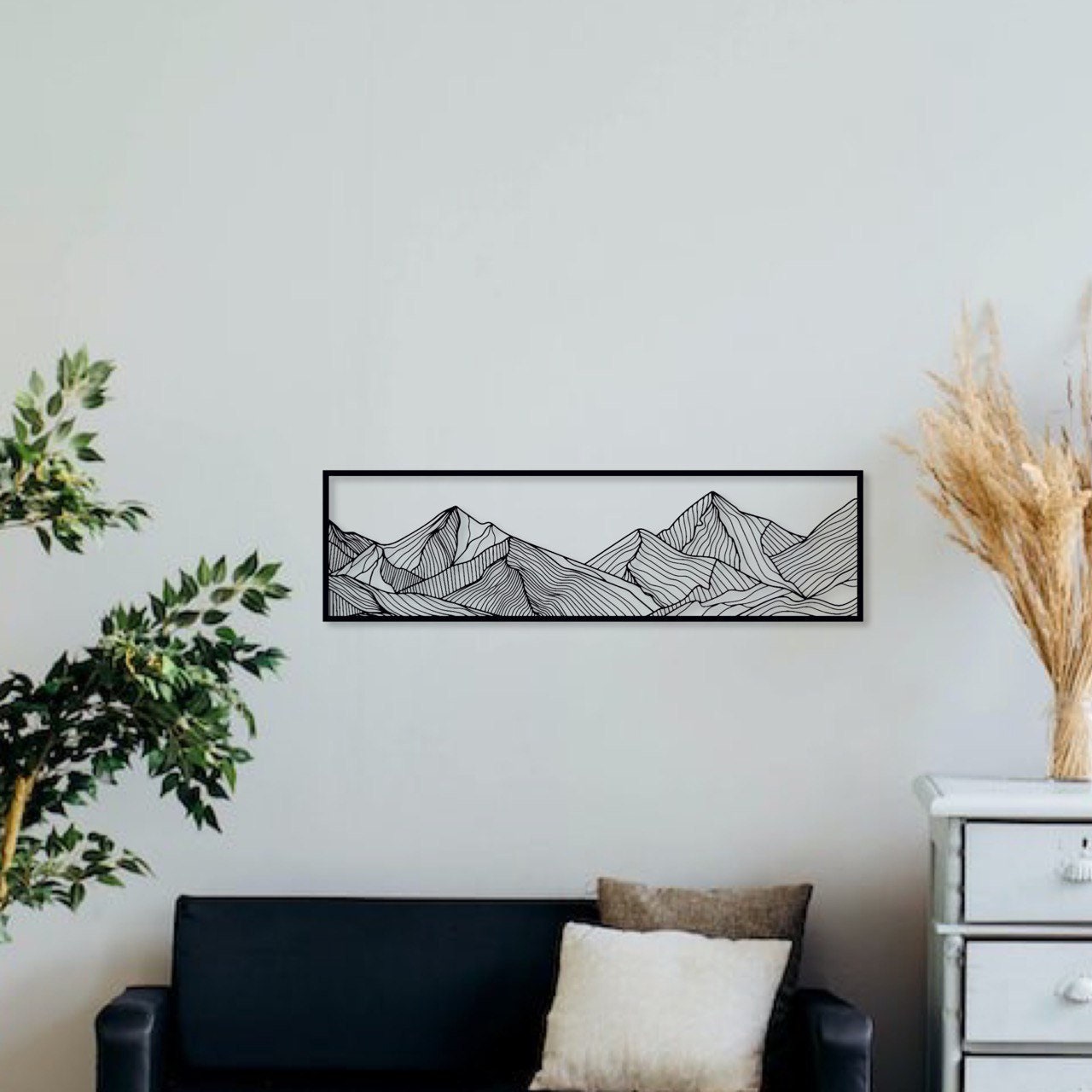 Wandbild aus Holz Berge Holzschild zum Aufkleben Berglandschaft Deko Wandkunst Geburtstagsgeschenk für Bergsteiger Wander Bergsport Klettern