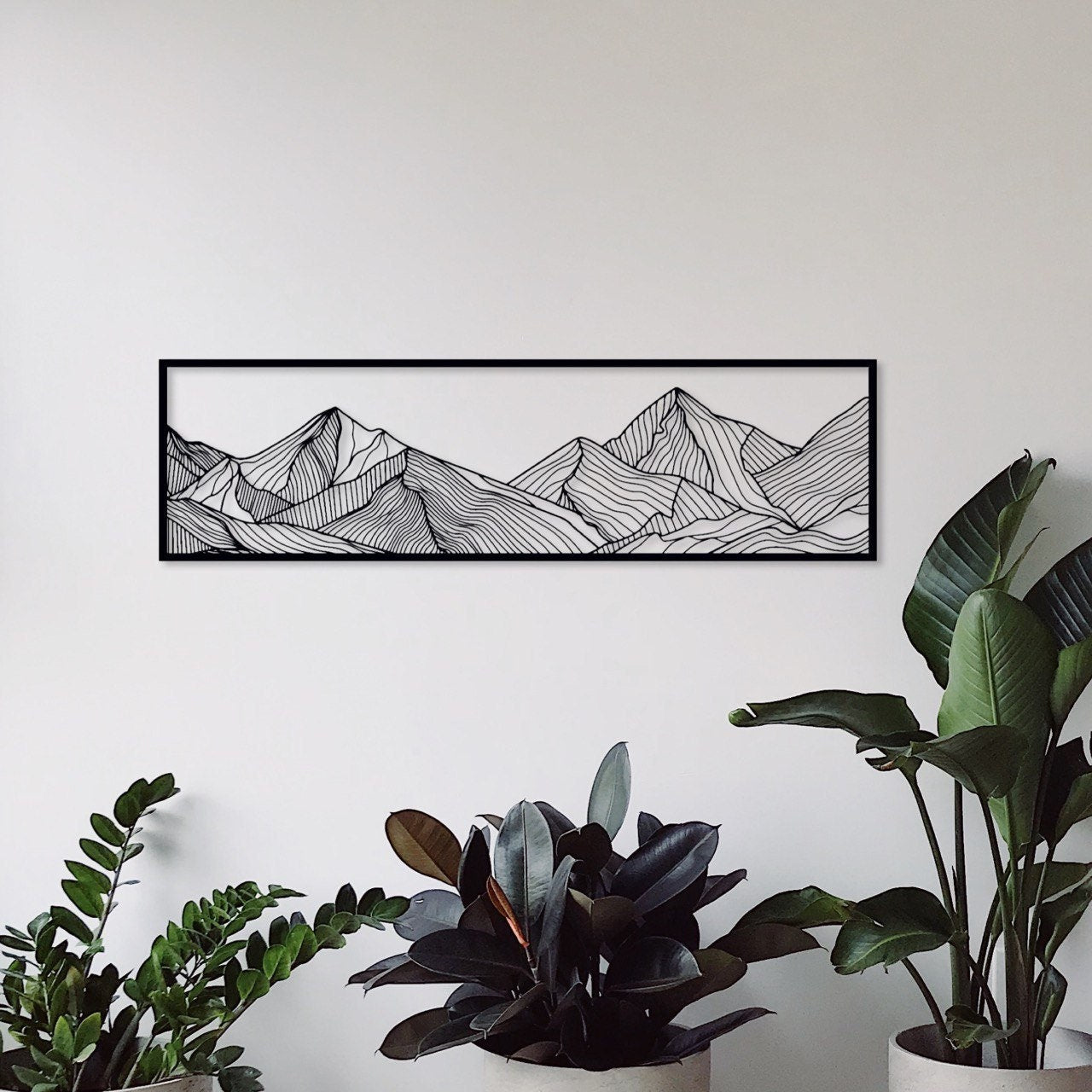 Wandbild aus Holz Berge Holzschild zum Aufkleben Berglandschaft Deko Wandkunst Geburtstagsgeschenk für Bergsteiger Wander Bergsport Klettern