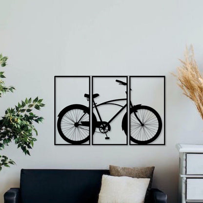 Wandbild aus Holz City Cruiser Fahrrad Holzschild zum Aufkleben für Fahrradliebhaber Deko Wandkunst Geburtstagsgeschenk Radler Fahrradsport