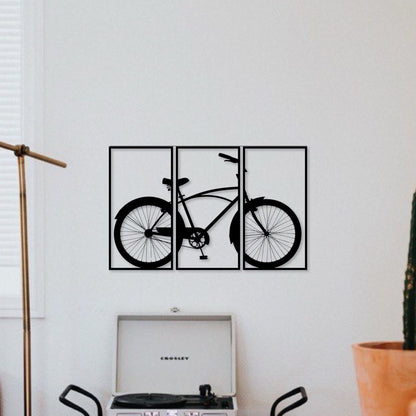 Wandbild aus Holz City Cruiser Fahrrad Holzschild zum Aufkleben für Fahrradliebhaber Deko Wandkunst Geburtstagsgeschenk Radler Fahrradsport