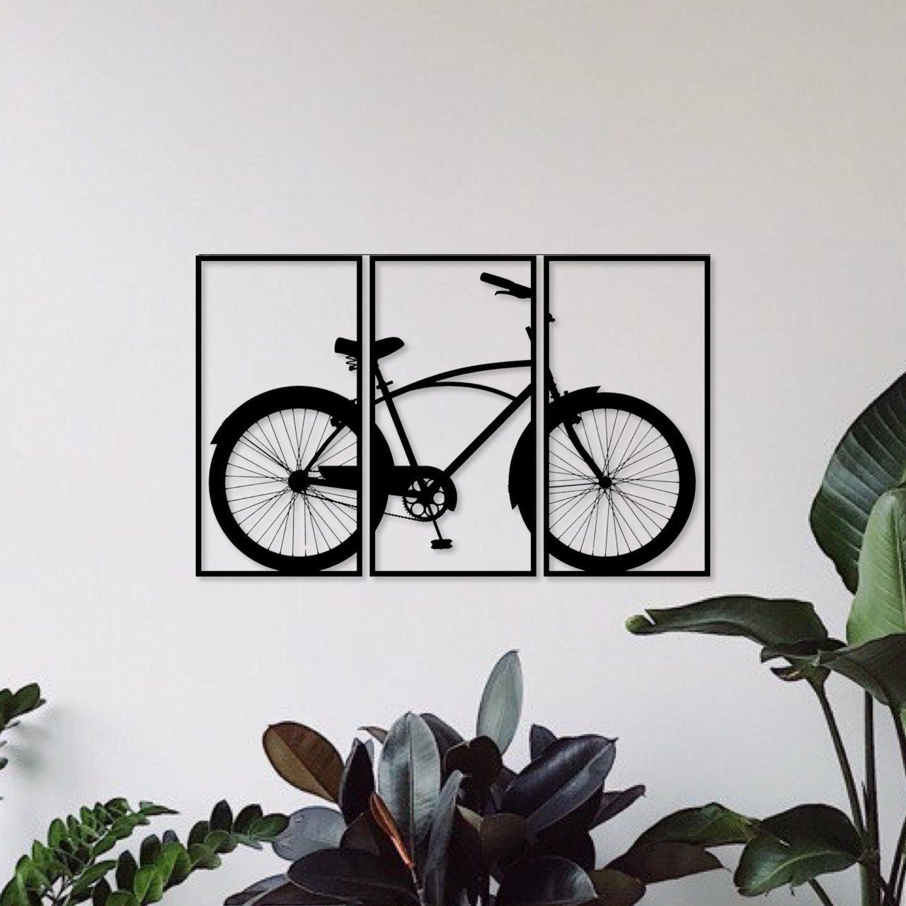 Wandbild aus Holz City Cruiser Fahrrad Holzschild zum Aufkleben für Fahrradliebhaber Deko Wandkunst Geburtstagsgeschenk Radler Fahrradsport