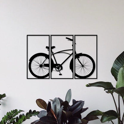 Wandbild aus Holz City Cruiser Fahrrad Holzschild zum Aufkleben für Fahrradliebhaber Deko Wandkunst Geburtstagsgeschenk Radler Fahrradsport