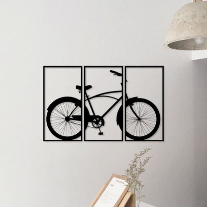 Wandbild aus Holz City Cruiser Fahrrad Holzschild zum Aufkleben für Fahrradliebhaber Deko Wandkunst Geburtstagsgeschenk Radler Fahrradsport