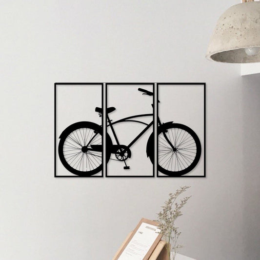 Wandbild aus Holz City Cruiser Fahrrad Holzschild zum Aufkleben für Fahrradliebhaber Deko Wandkunst Geburtstagsgeschenk Radler Fahrradsport