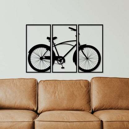 Wandbild aus Holz City Cruiser Fahrrad Holzschild zum Aufkleben für Fahrradliebhaber Deko Wandkunst Geburtstagsgeschenk Radler Fahrradsport