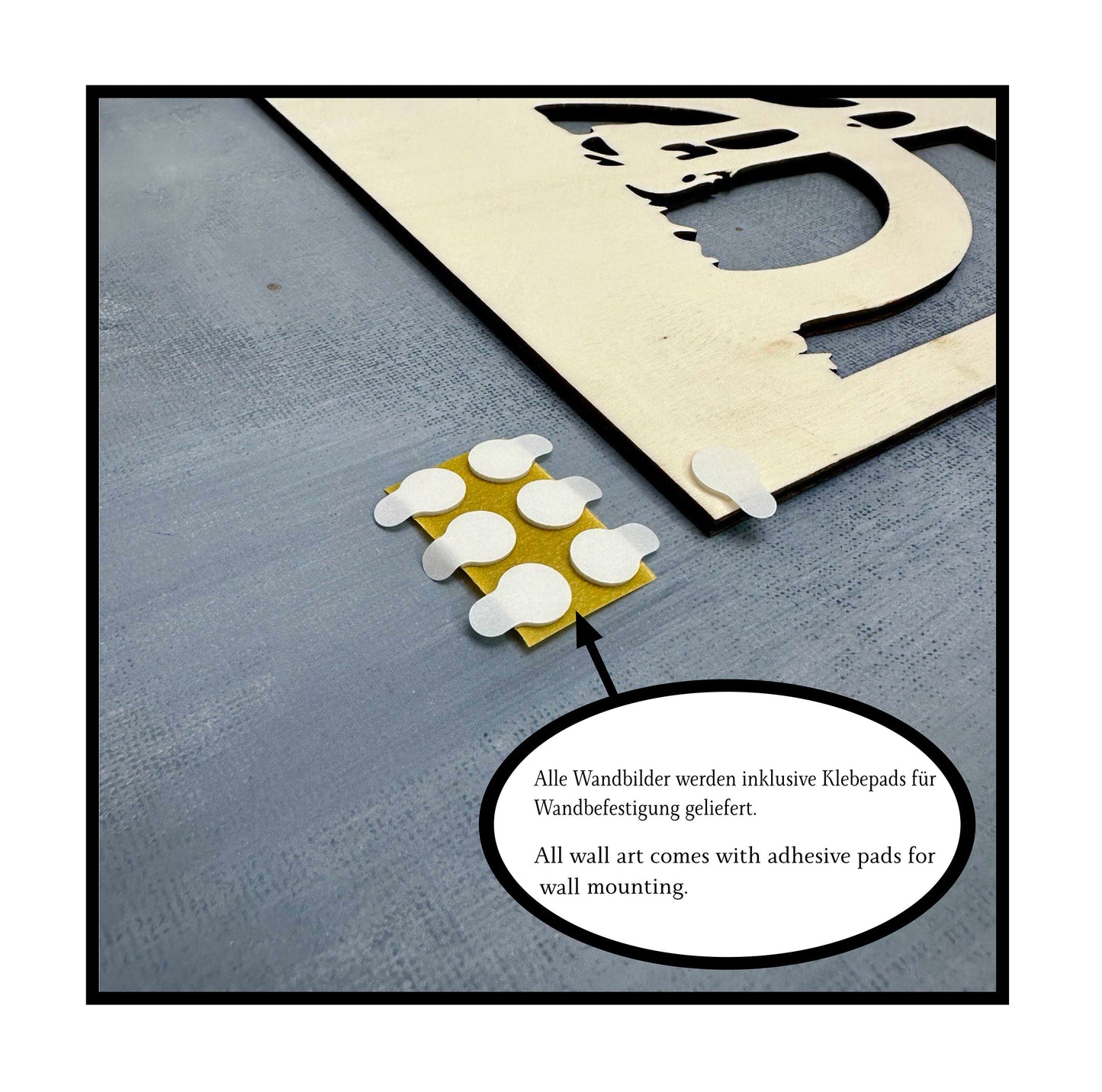 Namensschild aus Holz Personalisierter Schriftzug Kinderzimmer Dekoration Kinder Babyparty Geschenk Türschild Name inkl. Klebepads