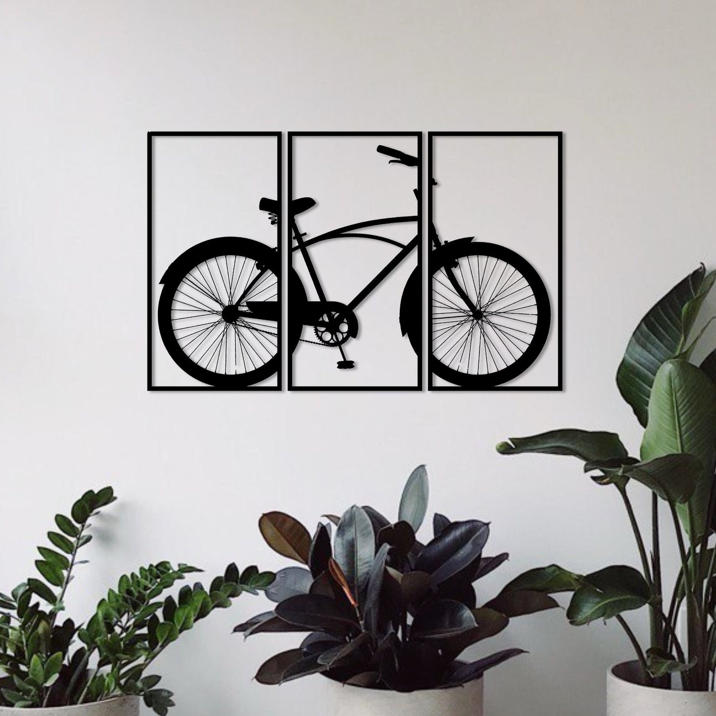 Wandbild aus Holz Citybike Crouiser Fahrrad Holzschild zum Aufkleben Fahrradliebhaber Deko Wandkunst Geburtstagsgeschenk Radler Fahrradsport
