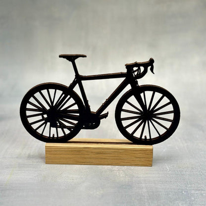 rennrad geschenk Wanddeko Rennradfigur – personalisiertes Geschenk für Radfahrer – WoodFriends