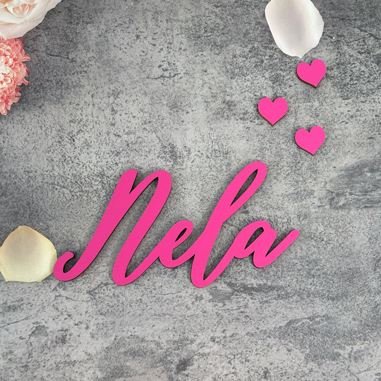 Personalisierter Namensschild aus Holz: Kinderzimmer Deko | Geschenk zur Babyparty, Türschild