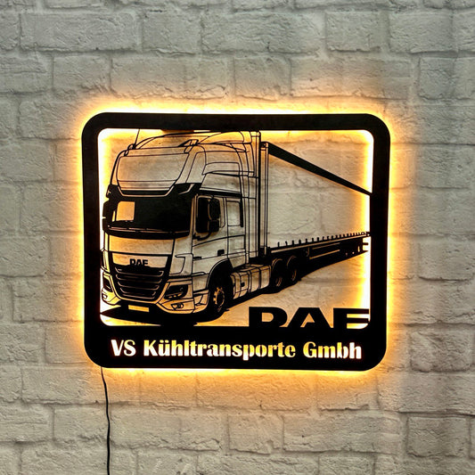 Geschenk für LKW-Fahrer: Schild Wanddeko | Trucker, Spediteur, Kraftfahrer | Geburtstag, Jubiläum